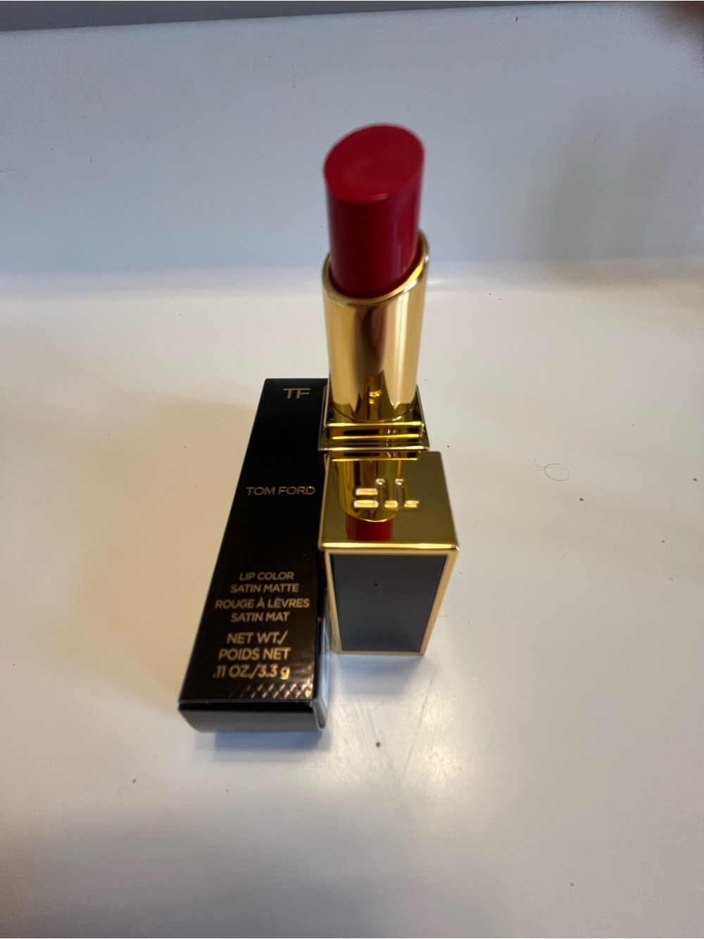 NIB Tom Ford Satin Matte Lip Color - Scarlet Rouge